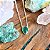 Corrente com Pingente Gota em Prata 925 e Jade - Imagem 1