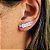 Ear Cuff Folhas em Prata 925 e Zircônias - Imagem 3