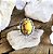 Anel Boho Oval em Prata 925 e Turquesa Ostra - Imagem 1