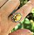 Anel Boho Oval em Prata 925 e Turquesa Ostra - Imagem 2