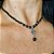 Choker com Pingente em Prata 925, Ônix e Marcassitas - Imagem 6
