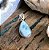 Pingente Gota em Prata 925 e Larimar - Imagem 1