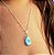 Pingente Gota em Prata 925 e Larimar - Imagem 2