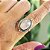 Anel Boho Oval em Prata 925 e Quartzo Rosa - Imagem 2