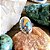Anel Boho Oval em Prata 925 e Turquesa Ostra - Imagem 1