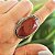Anel Boho Oval em Alpaca e Cornalina - Imagem 2