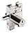 Miolo Para Fechadura De Porta Vidro Modelo 1520 Redondo - Imagem 2