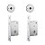 Fechadura Tetra 1001 Inox (PAR) - STAM - Imagem 1
