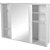 Armário Espelho Banheiro C/ Porta Branco 28,6 X 41 X 9,6 - ASTRA - Imagem 1