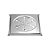 Grelha Quadrada Rotativa C/ Caixilho Inox 10cm - SS METAIS - Imagem 1