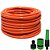 Kit Mangueira Jardim Flexível Pura Laranja 1/2 X 2mm 15M - TAFORT - Imagem 1