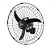 Ventilador Parede Oscilante Bivolt 60cm Aço Pintado Preto 140W - TRON - Imagem 1