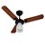 Ventilador Teto Marbela 3P Preto/Pá Mogno 220V - TRON - Imagem 1