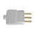 Pino Macho Prensa Cabo 2P+T 10A 250V Cinza Pct C/ 10 - ILUMI - Imagem 1