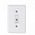 Pulsador Para Campainha 6A 250V C/ Placa 4X2 Stylus - ILUMI - Imagem 1