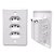Conjunto 3 Tomadas 10A 250V Monobloco C/ Placa 4X2 Stylus - ILUMI - Imagem 1