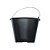 Balde Preto C/ Alca 10 Litros - LUCONI - Imagem 1
