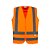 Colete Refletivo Laranja S/ Bolso G - KALIPSO - Imagem 1