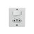 Conjunto Interruptor 1 Tecla Simples + Tomada 20A 250V I9 - ILUMI - Imagem 1
