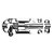 Ferrolho 500x4" Zincado Pct C/12 - SILVANA - Imagem 1