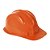 Capacete Segurança C/ Carneira Laranja (CA 31469) - PLASTCOR - Imagem 1