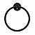 Porta Toalha Argola Black - SS METAIS - Imagem 1