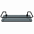Porta Shampoo Reto Black - SS METAIS - Imagem 1