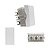 Módulo Interruptor Simples 10A 250V Branco Siena Matte - ALUMBRA - Imagem 1
