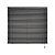 Cortina Persiana Horizontal 160x130cm Preta (PR2906-8) - ATLAS - Imagem 1