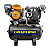 Compressor de Ar 20+APV RCH 150L C/M GAS 9HP P.E - CHIAPERINI - Imagem 1