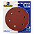 Kit Disco De Lixa 6 furos Gr 120 225mm Pct C/10 - CHIAPERINI - Imagem 1