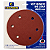 Kit Disco De Lixa 6 furos Gr 150 225mm Pct C/10 - CHIAPERINI - Imagem 1