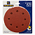 Kit Disco De Lixa 8 furos Gr 150 180mm Pct C/15 - CHIAPERINI - Imagem 1