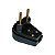 Pino Macho Prensa Cabo Gigante Preto 2P 10A 250V Pct C/ 10 - ILUMI - Imagem 2