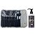 Kit 12 Pinceis com Estojo e Shampoo Higienizador 2 em 1 - Imagem 1