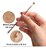 Extrator removedor de cravo espinha acne Inox 4 peças Cureta - Imagem 4