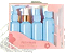 KIT DE FRASCOS C/ 7 PCS - Imagem 1