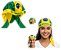 BANDANA UNISSEX - BRASIL VERDE E AMARELO - Imagem 1