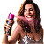 MAQUIAGEM TEMPORÁRIA PARA CABELO E CORPO - ROSA / GLITTER SPRAY - Imagem 1