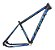 Quadro  Mtb 29 x 17,5 Shelby Alume P/Brilhante Com Azul liga 6061 - Imagem 1