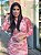 VESTIDO MIDI FEMININO FLORAL ROSA BEBÊ - Imagem 2