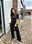 CONJUNTO MOLETINHO PRETO LISTRAS BRANCAS - Imagem 1