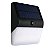 Luminária Solar Arandela abs com Sensor de Presença LED Branco Quente 3000K - 400 Lúmens #festival - Imagem 1