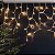 Cortina LED Branca 3,5m x 0,3m Decoração Festa Casamento Luz Amarela 3000K 110v - Imagem 2