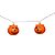 Cordão de Luzes LED Halloween Abóboras Jack Feliz Laranja Decoração Festa - Imagem 1