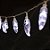 Cordão de Luzes LED Halloween 10 Fantasmas Transparente Decoração Festa Pilha - Imagem 2
