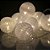 Cordão Varal de Luzes 10 Bolas Esfera Branca LED Branco Quente 3000K Decoração - Imagem 5