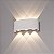 Arandela de Efeito LED 6W 6 Fachos Luz Amarela - Branco Quente 3000K - Branca - Imagem 3