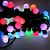 Cordão de Luzes 50 LEDs Globo Leitoso RGB Colorido 127v Decoração Pisca Natal Festa #festival - Imagem 4