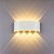 Arandela de Efeito LED 8W 8 Fachos Luz Amarela - Branco Quente 3000K - Branca - Imagem 2